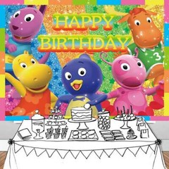 The Backyardigans Party Supplies Party Decor Backdrop Banner Background 7x5ft