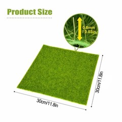 PVC Miniature Garden Ornament Artificial Grass for Children’s Playing Area