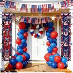 Probsin 250 Anniversary Banner Door Sign 2 Pack Freedom 250 Years USA America