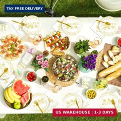 168 Pcs One Day Away Rehearsal Dinner Decorations The Night Before Wedding Plate