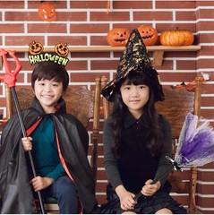 Halloween Witch (2pcs) Broom Kids Holiday Decor Decorations Halloween Broomstick
