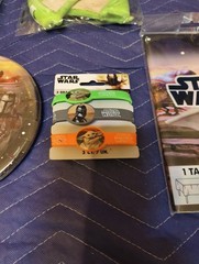 Star Wars Birthday Party Decorations+ Mandalorian Tablecloth Banner Plates+ NEW