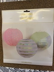 Amscan Pastel Confetti Paper Lanterns (3 Ct) Party Supplies, Multi Color🥳