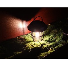 Solar Outdoor Camping Light Wall Mounted Ground Stake Warm LED IP55 Rated
