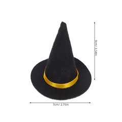 30 Pcs Mini Felt Witch Hat Hallowween Decoration Party Bottle Topper Toppers