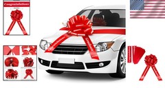 Giant Red Graduation Car Bow 2026 – 20 Inch