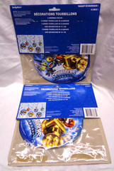 DesignWare 2013 Lot/2 SKYLANDERS Birthday Party SWIRL DECORATIONS 12 pcs