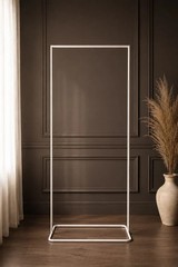 Wedding Signage Holder, Minimalist Metal Banner Stand,Freestanding Welcome Sign