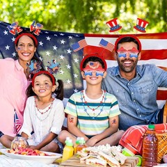 Red White Blue Patriotic Party Set – 93PCS 4th of July Decor