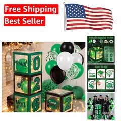 Festive Graduation 2026 Balloon Boxes Set with LED Lights – Easy Assembly & Safe