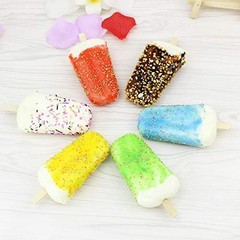 Artificial Ice Cream Realistic Simulation Imitation Fake Food Popsicle Model Rep