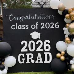 Graduation Party Decorations 2026, 8 LED Long Marquee Light up Letters ‘Grad 202