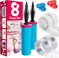 Balloon Pump Balloon Arch Kit, Hand Held Ballon Pump Inflate with Balloon SH-1
