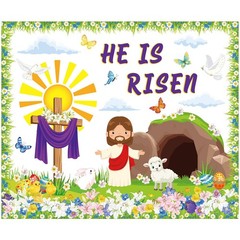 Easter Bulletin Board Decorations Set Christian Easter Classroom Decorations …