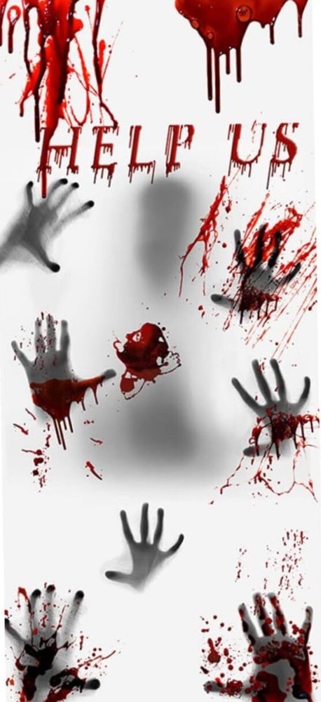 2 Piece Halloween Door Decorations – Halloween Party Supplies- Haunted House 🩸