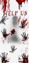 2 Piece Halloween Door Decorations – Halloween Party Supplies- Haunted House 🩸