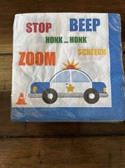 Birthday Party Partyware Trucks construction Traffic Jam Plates Cups ￼ napkins+