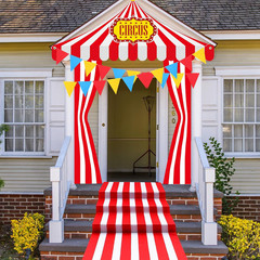 5 Pcs Carnival Entryway Party Decorations Set Circus Tent