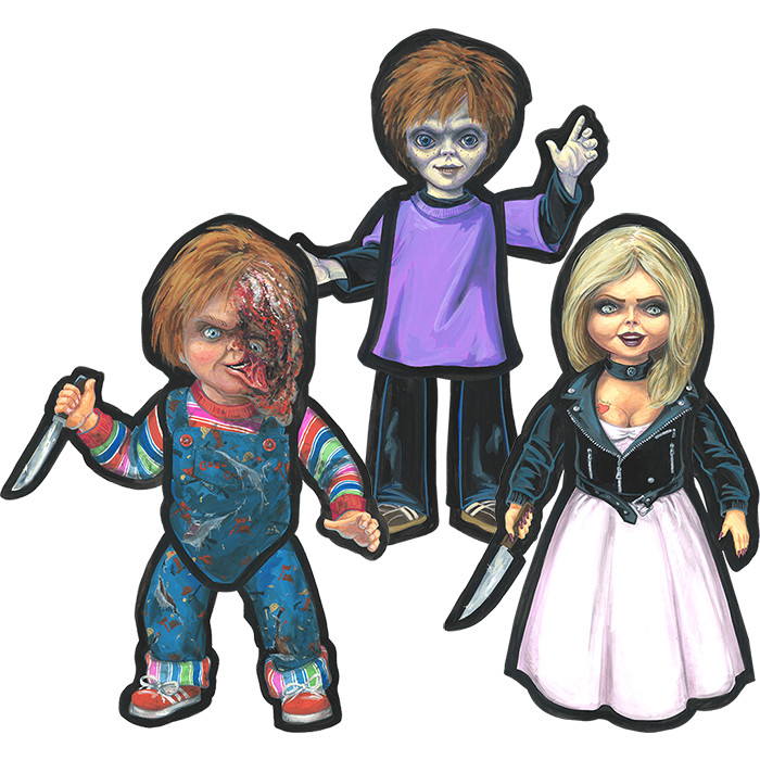Child’s Play Chucky Wall Decor Series 2 Trick or Treat Studios