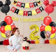 Mickey Mouse 2nd Birthday Party Supplies Oh Twodles Theme Party Decorations