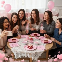 Complete Pink Party Set – 175 Pcs Disposable Plates, Cups & Napkins for Events