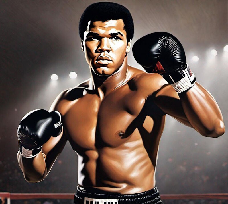 Muhammad Ali Inspired Fan Art