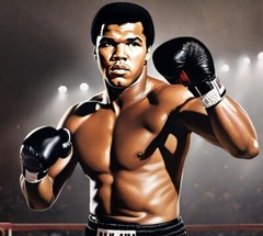 Muhammad Ali Inspired Fan Art
