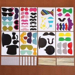 Party Props for Photo Booth Birthday Wedding Kids Adult Prom 58 Pcs, DIY…