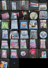 All Trade Mark & Main Character Party Supply LOT.