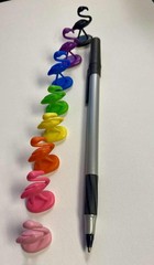 Flamingo Miniatures 80 Pieces, 8 Colors Per Bag. Party, Tropical, Flamingos