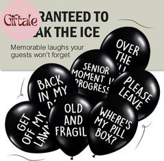 Funny Abusive Balloons | Fun Decoration for Adult Birthday Party (8 Pack Rated E