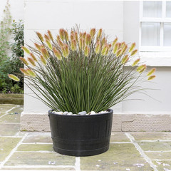 Ttranewsoo Artificial Grass, Fake Shrubs, Green12