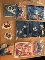 Lilo & Stitch Birthday Party Supplies Banner Cake Toppers Balloons Swirls +