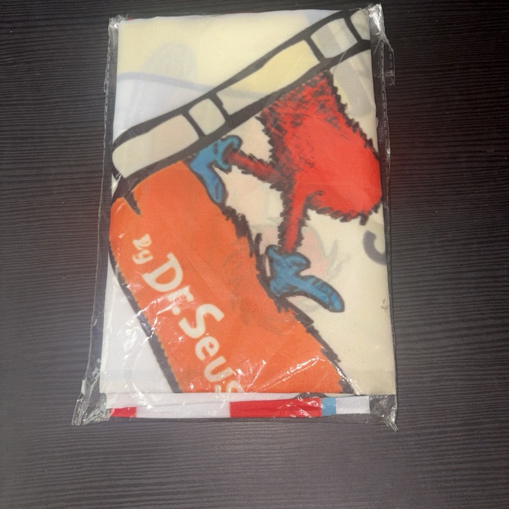 Dr Seuss Happy Birthday Back Drop Party Decorations for Kids 5’x 3.5’ NIB