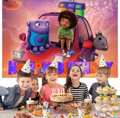 Home Party Supplies Backdrop Banner Background Vinyl Birthday Gift