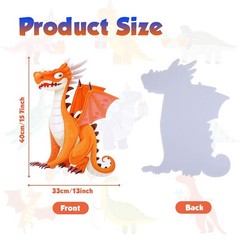 Dragon Party Decorations Yard Sign Dinosaur Birthday Outdoor Garden Sign