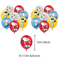Cute Peanuts Snoopy Theme Party Supplies Set,for Kids Birthday Party Decoration
