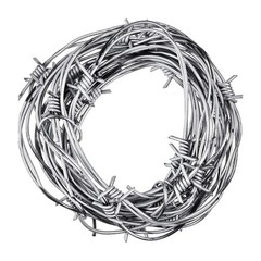 Fake Rusted Barbed Wire Halloween Decorations Plastic Barb Wire Decorations