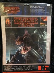 Stranger Things Demogorgon Scene Setter Party Wall Decoration Hawkins Netflix