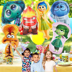 6 inside out 2 foil balloon party birthday supplies decoration theme happy idea