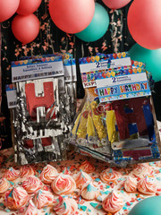 75pc Birthday Party Supply Bundle Lot Party Birthday Bundle Supplies