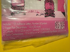 Birthday Party Customizable Room Decorating Kit Includes 120 Stickers – New!