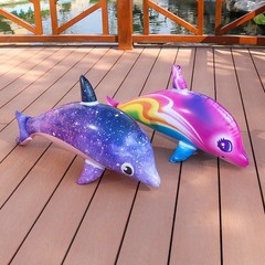 1 pc Rainbow Inflatable Dolphin Ocean Theme Party Decoration