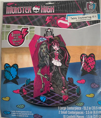 MONSTER HIGH Birthday Table Decorating kit centerpiece NEW