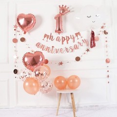 4Set Rose Gold Balloon Stand Table Centerpieces Party Decor