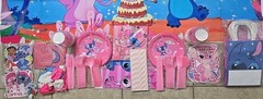 Stitch & Angel Party Set w 3x4FT Banner, Party Decor & Accessories for 20 Kids