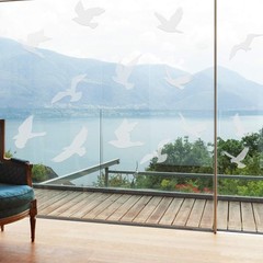 Large Size Anti-Collision Window Clings – Translucent/Dusted Bird Deterrent f…