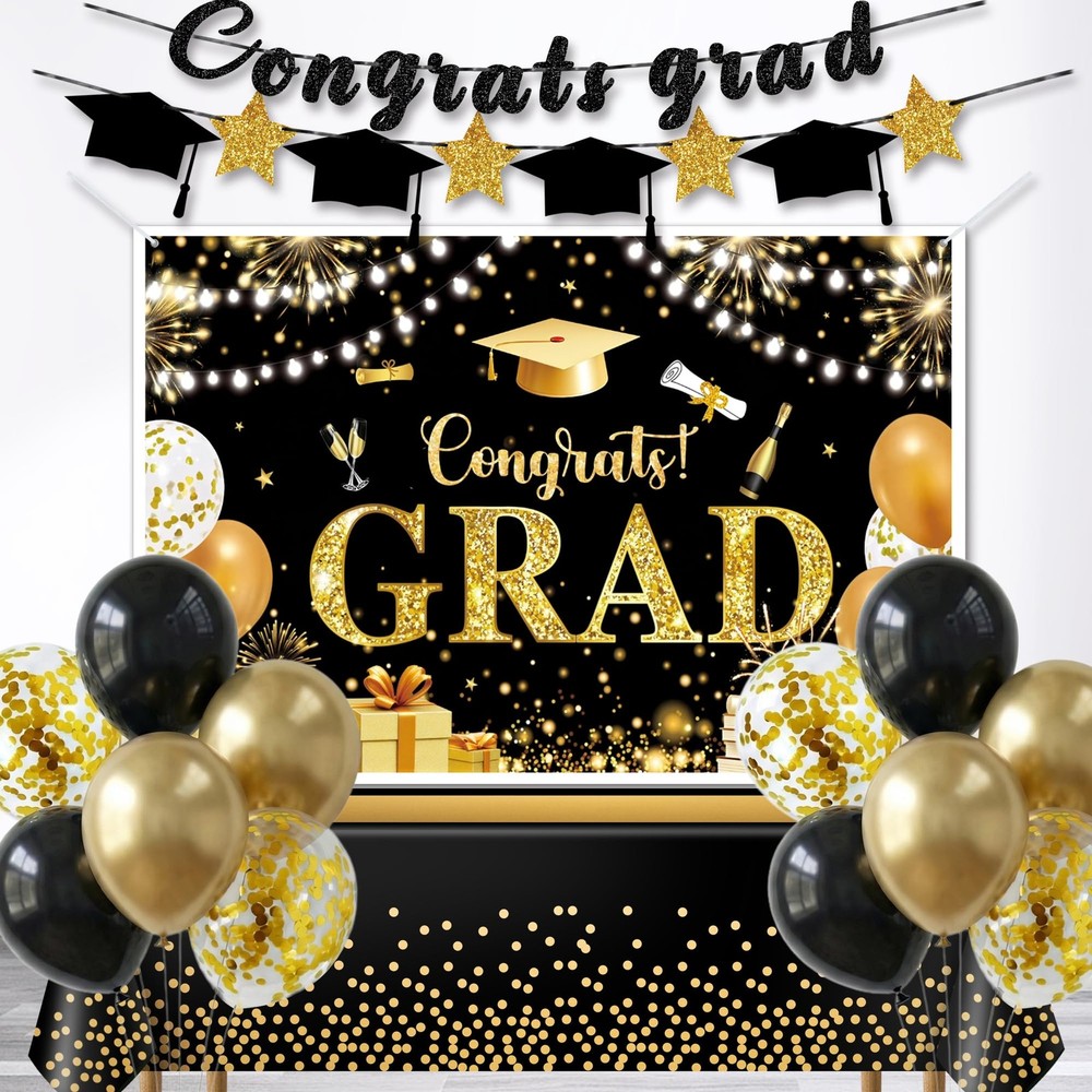 16PCS Graduation Party Decorations and Congratulations Decorations for Gradua