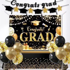 16PCS Graduation Party Decorations and Congratulations Decorations for Gradua