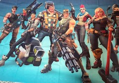 Large Fortnite Polyester Hanging Banner 59” x 38 1/2”.